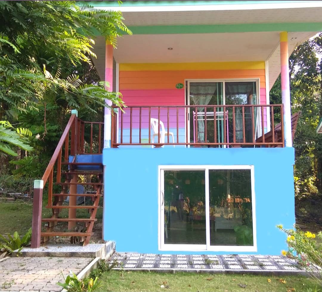 rainbow house